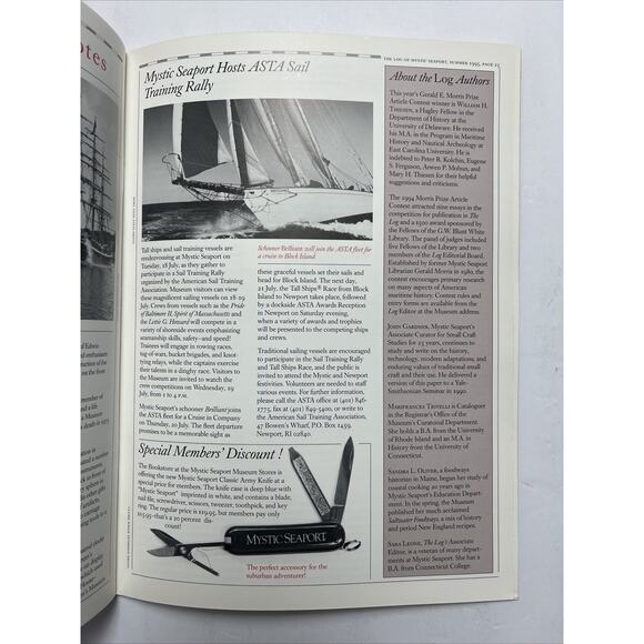 The Log of Mystic Seaport Magazine - Volume 48, Number 1, Summer 1995 T76 - Picture 5 of 6